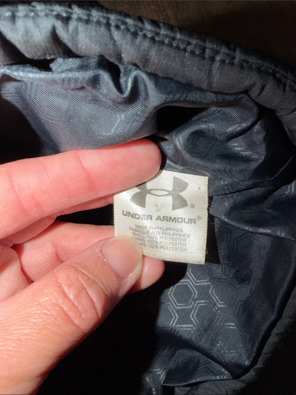 Boys Under Armour Cold Gear Black Logo Puffer Vest size YM